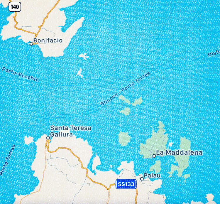 sailing in sardinia - itinerario